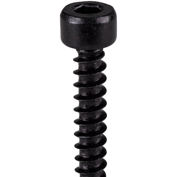 Main product image for M4 x 35mm Cap Head Wood Screws Black 100 Pcs. 081-308